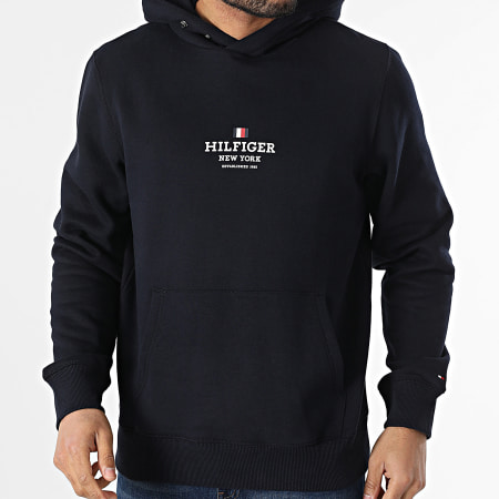 Tommy Hilfiger - Sweat Capuche 9050 Bleu Marine