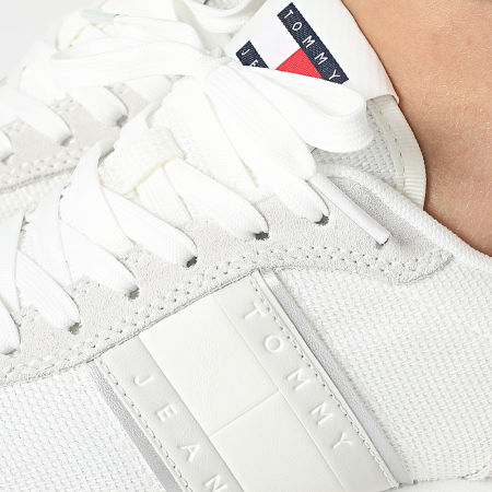 Tommy Jeans - Zapatillas Mujer Low Profile Runner 2706 Crudo