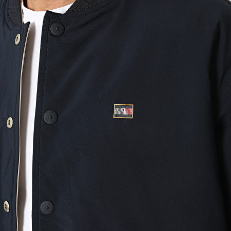 Tommy Hilfiger - Veste Bomber Réversible 8037 Beige Bleu Marine