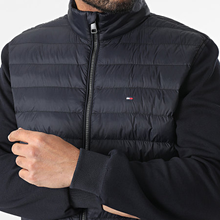 Tommy Hilfiger - Veste Zippée Media Stand Collar 7461 Bleu Marine