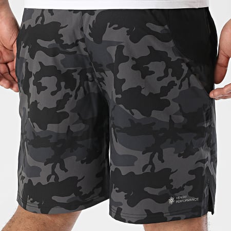 Venum - G-Fit Air 05006 Pantalón Corto Negro Carbón Gris Camuflaje