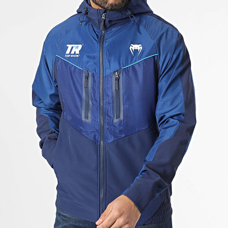 Venum - Venum x Top Rank Chaqueta con capucha y cremallera 05304 Azul Marino
