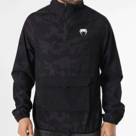 Venum - Trooper 05355 Sudadera Cuello Cremallera Burdeos Negro