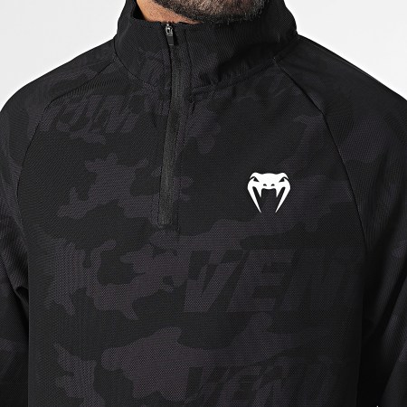Venum - Trooper 05355 Sudadera Cuello Cremallera Burdeos Negro