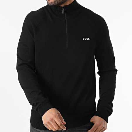 BOSS - Suéter con cuello de cremallera Perform Max 50528774 Negro