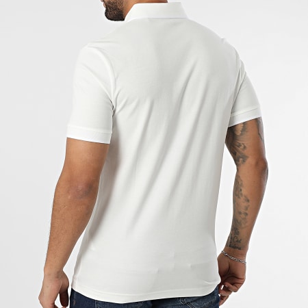 BOSS - Polo Manga Slim Passertip 50507699 Blanco