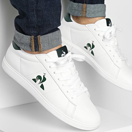 Le Coq Sportif Courtset 2 Zapatillas 2510549 Optical Blanco Trekking Verde Ryses