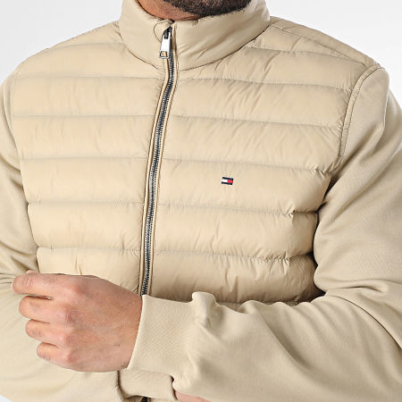 Tommy Hilfiger - Veste Zippée Media Stand Collar 7461 Beige