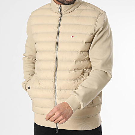 Tommy Hilfiger - Veste Zippée Media Stand Collar 7461 Beige