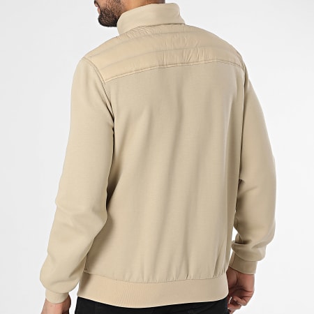 Tommy Hilfiger - Veste Zippée Media Stand Collar 7461 Beige