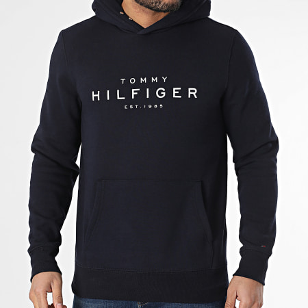 Tommy Hilfiger - Sweat Capuche 7455 Bleu Marine