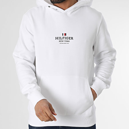 Tommy Hilfiger - Sweat Capuche 9050 Blanc