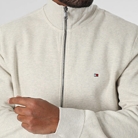 Tommy Hilfiger - Sweat Zippé Essential Fleece 8083 Beige Chiné