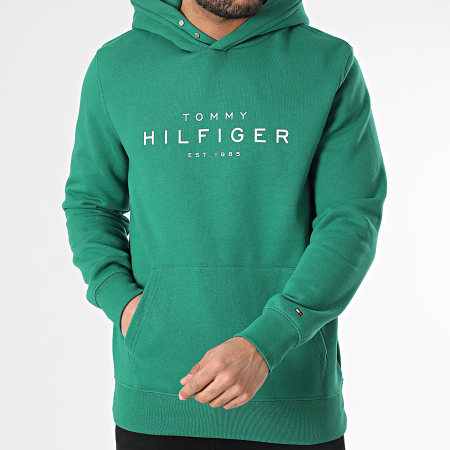 Tommy Hilfiger - Sweat Capuche 7455 Vert