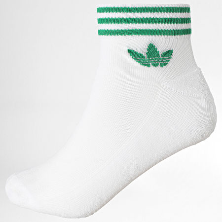 Adidas Originals - Lot De 3 Chaussettes Trefoil JI9489 Blanc Jaune Bleu Roi Vert Foncé