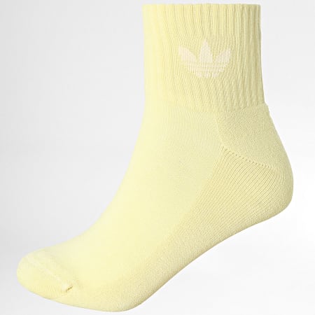 Adidas Originals Confezione da 6 paia di calzini JJ1835 Viola Arancione Azzurro Giallo Rosa Verde Khaki Ryses