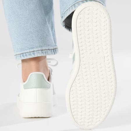 Adidas Sportswear - Barreda Women's Sneakers JI4905 Off White Linen Green  Metallic - Ryses