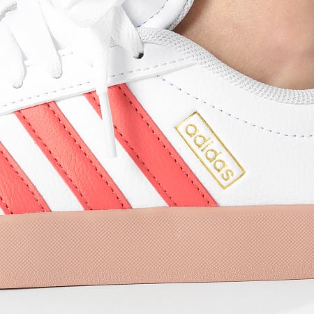 Adidas Sportswear - Baskets Femmes VL Court 3.0 JP5346 Cloud White Preloved Scarlet Gold Metallic