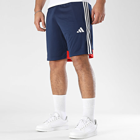 Adidas Sportswear - Short Jogging A Bandes Tiro Essential JD0455 Bleu Marine