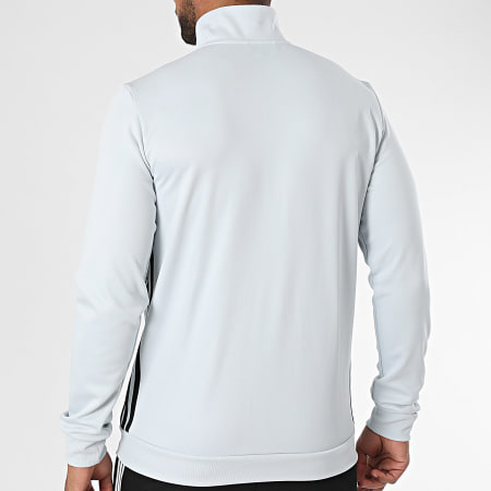 Adidas Sportswear - Ensemble De Survetement A Bandes Tiro JD0469 Gris Clair Noir