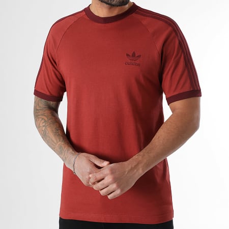 Adidas Originals - Tee Shirt 3 Stripes JN7019 Rouge