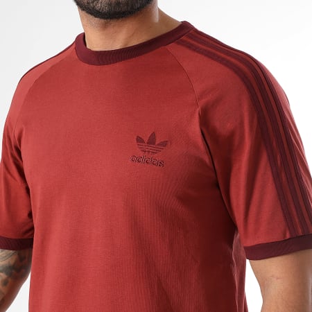T-shirt adidas 3 stripes rouge deals