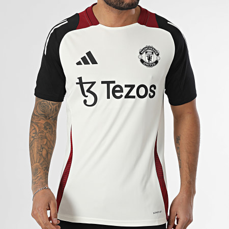 Adidas Sportswear - Maillot De Foot Manchester United FC JE3726 Blanc Noir