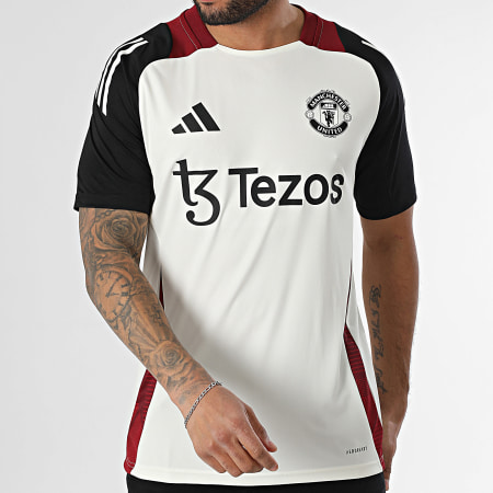 Adidas Sportswear - Maillot De Foot Manchester United FC JE3726 Blanc Noir