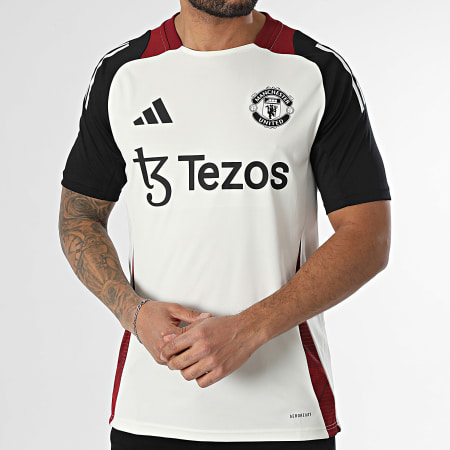 Adidas Sportswear - Maillot De Foot Manchester United FC JE3726 Blanc Noir