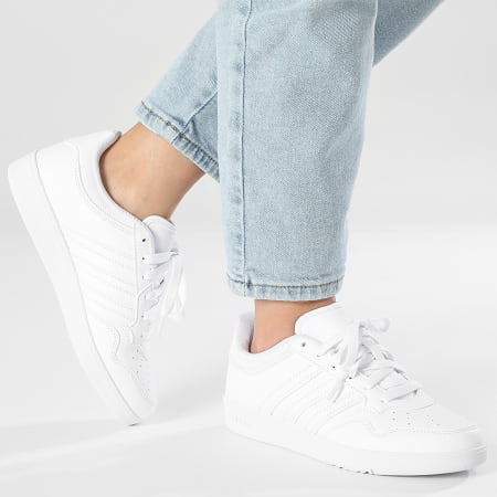 Adidas Sportswear - Baskets Femme Hoops 4.0 J JI3470 Footwear White