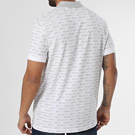 BOSS - Polo de manga corta Paddy Tape 50534269 Blanco Gris