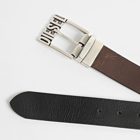 Diesel - Ceinture Réversible B Shift X08879-PR227 Noir Marron