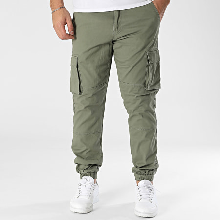 Only And Sons - Pantalon Cargo Cam Stage Vert Kaki