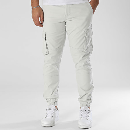 Only And Sons - Pantalon Cargo Cam Stage Gris Clair