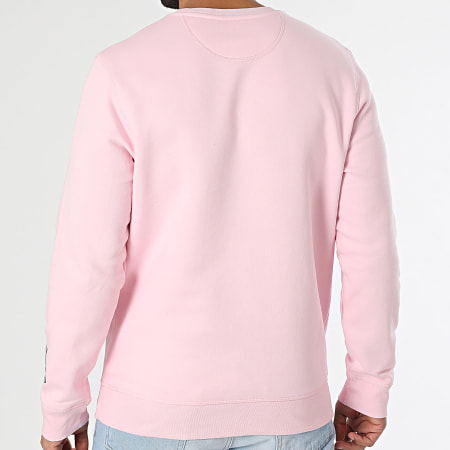 Teddy Yacht Club - Cheetah Print Crewneck Sweat Rosa