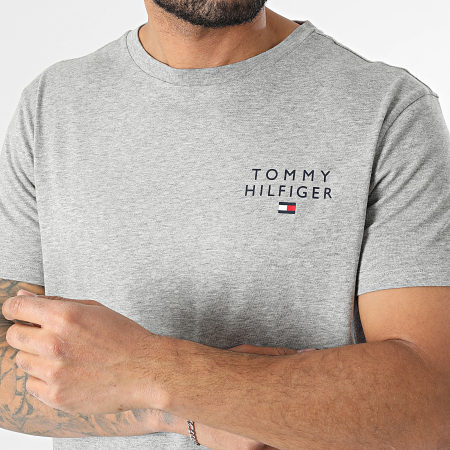 Tommy Hilfiger - Tee Shirt Logo 2916 Gris Chiné