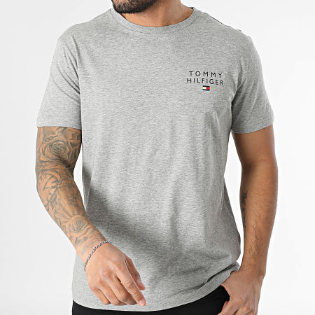 Tommy Hilfiger - Tee Shirt Logo 2916 Gris Chiné