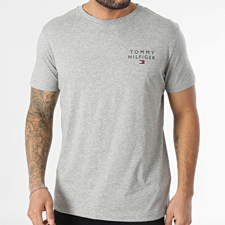 Tommy Hilfiger - Tee Shirt Logo 2916 Gris Chiné