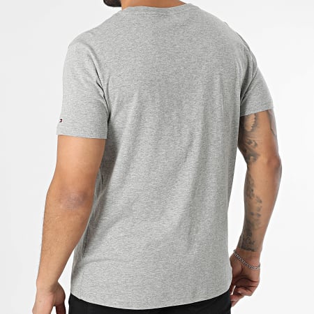 Tommy Hilfiger - Tee Shirt Logo 2916 Gris Chiné
