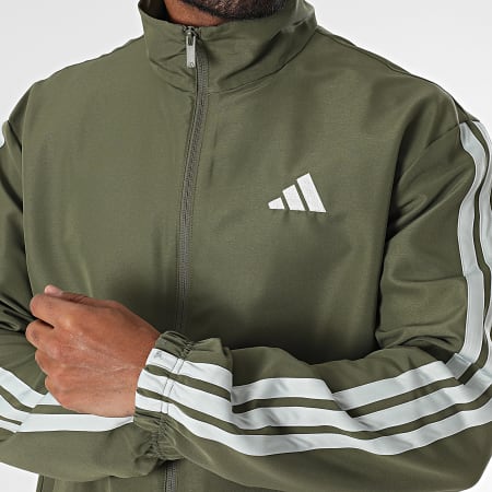 Adidas Sportswear - Ensemble De Survetement A Bandes 3 Stripes JI8850 Vert Kaki