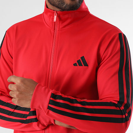 Adidas Sportswear - Ensemble De Survetement A Bandes 3 Stripes JI8852 Rouge