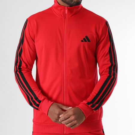Adidas Sportswear - Ensemble De Survetement A Bandes 3 Stripes JI8852 Rouge