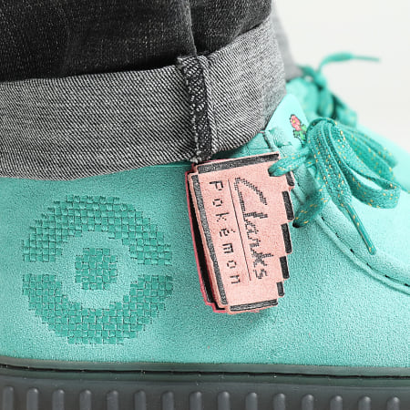 Clarks - Torhill Explore Pokemon Florizarre Zapatos de ante turquesa