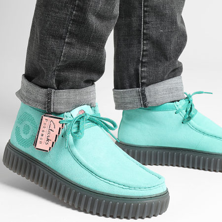 Clarks - Torhill Explore Pokemon Florizarre Zapatos de ante turquesa