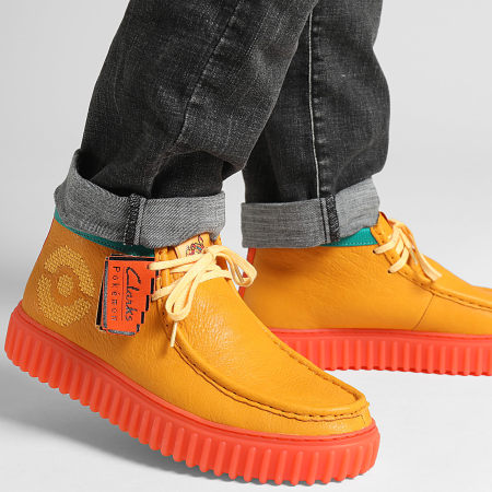 Clarks - Chaussures Torhill Explore Pokemon Dracaufeu Orange Leather
