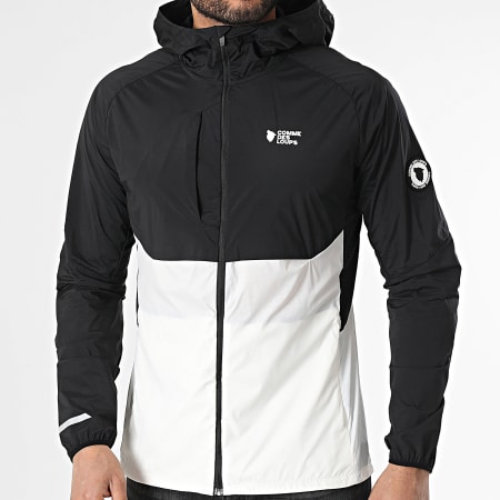 Comme Des Loups - Veste Zippée Capuche Bolt Noir Blanc