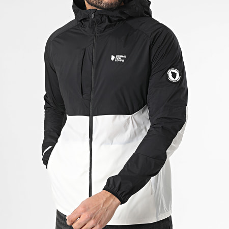 Comme Des Loups - Veste Zippée Capuche Bolt Noir Blanc
