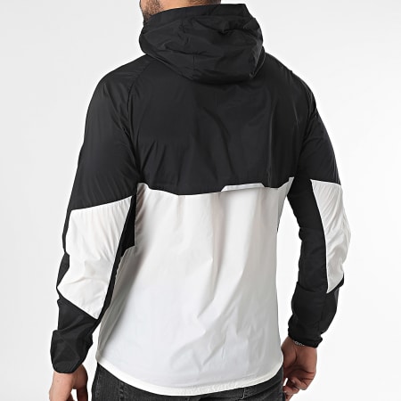 Comme Des Loups - Veste Zippée Capuche Bolt Noir Blanc