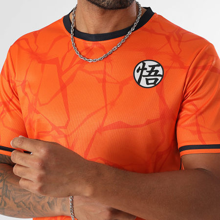 Dragon Ball Z - Maillot Collector Jersey Goku Kanji Chest Orange