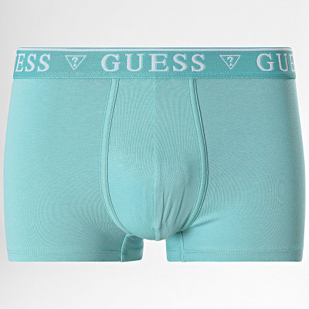 Guess - Lot De 5 Boxers U4YG16-K6YW1 Noir Gris Chiné Blanc Vert Kaki Turquoise